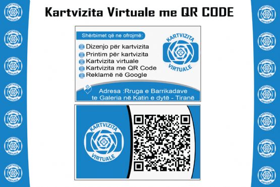 Antarësimi një vjeçar me paketën VIRTUAL-PROF me kartvizitën Virtuale me QR CODE